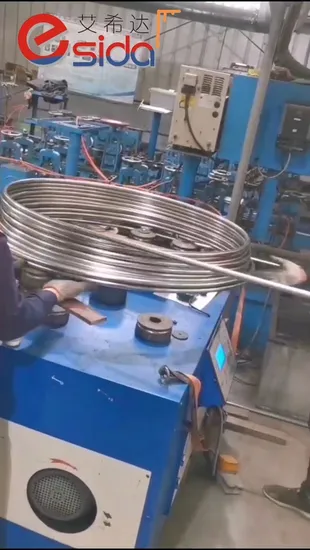 Bright Annealed 304 304L 316 316L Stainless Steel Welded Coiled Tube