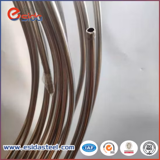 Tube enroulé soudé par acier inoxydable 304 304L 316 316L recuit lumineux